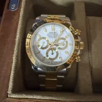 Rolex Cosmograph Daytona 40 Yellow Rolesor White Index Dial Ref.116503 photo review