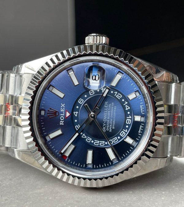 Noob FACTORY 1:1 Rolex Sky-Dweller 326935 SS Blue Dial - Image 6