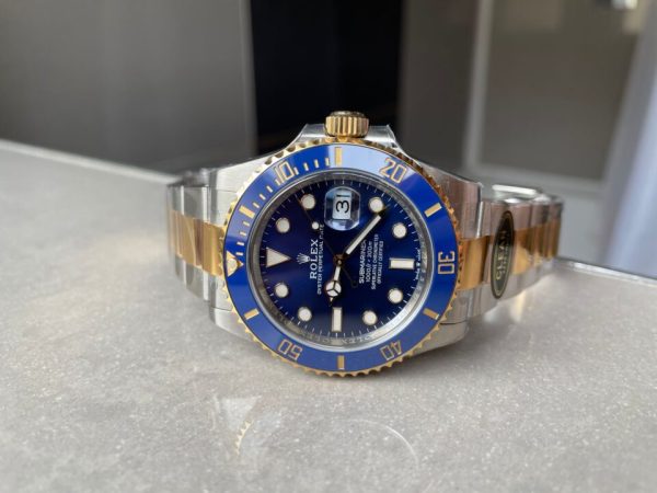 CLEAN FACTORY 1:1 Rolex Submariner 116613LB Bluesy 904L YG/SS Blue Dial VR3235 - Image 9