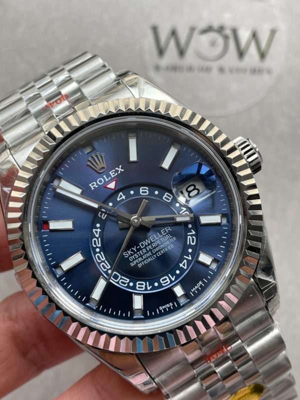 Noob FACTORY 1:1 Rolex Sky-Dweller 326935 SS Blue Dial - Image 2