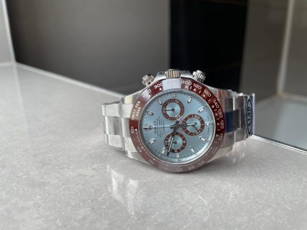 Clean Factory 1:1 Rolex Daytona 116506 50th Anniversary Best Edition Ice Blue Dial Lume Markers SA4130 V2 - Image 4