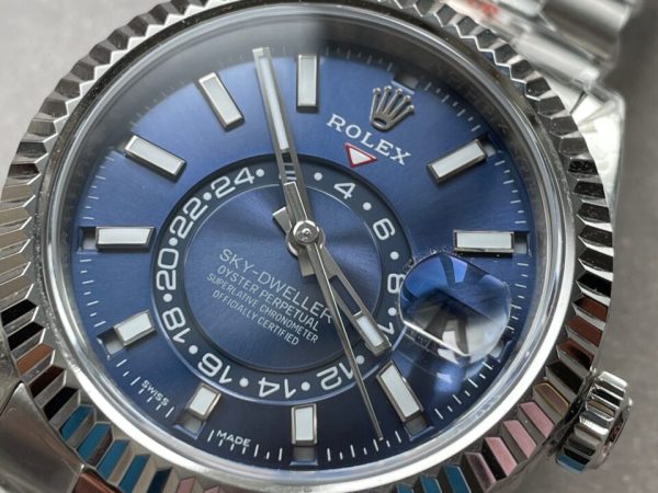 Noob FACTORY 1:1 Rolex Sky-Dweller 326935 SS Blue Dial - Image 5