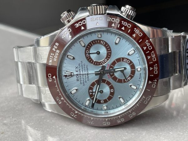 Clean Factory 1:1 Rolex Daytona 116506 50th Anniversary Best Edition Ice Blue Dial Lume Markers SA4130 V2 - Image 5