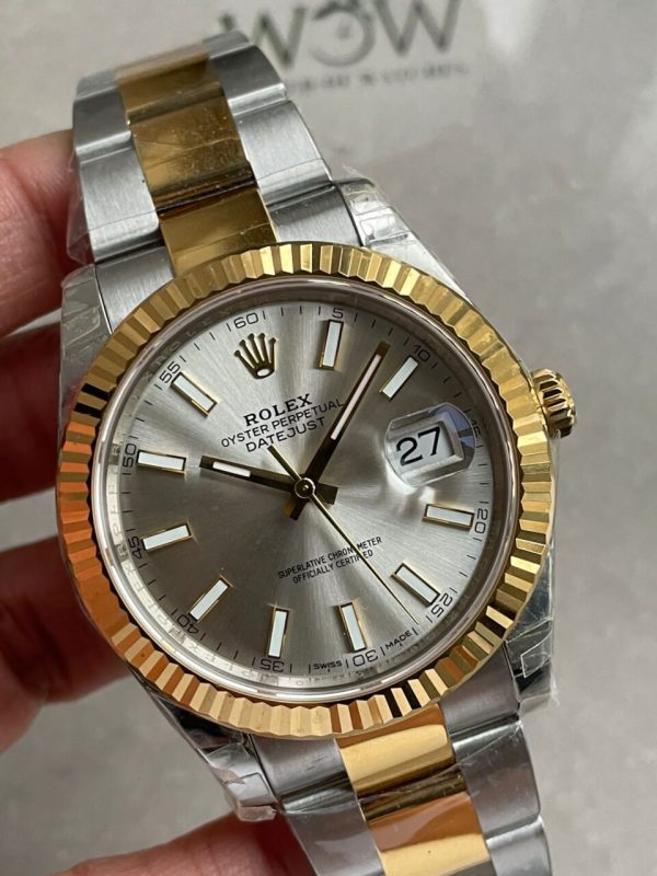 VSF Factory 1:1 Rolex DateJust 41 126333 904L SS/YG Best Edition Silver Dial VS3235 - Image 7