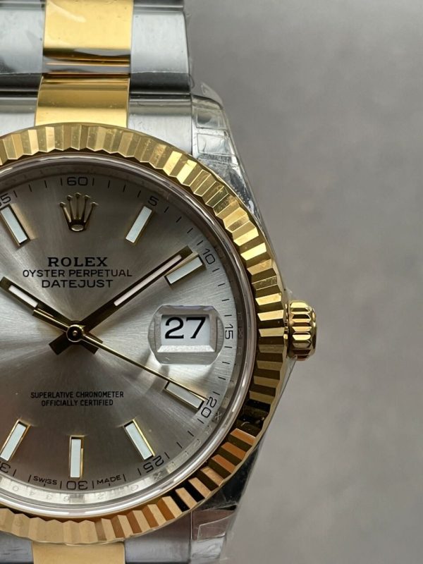 VSF Factory 1:1 Rolex DateJust 41 126333 904L SS/YG Best Edition Silver Dial VS3235 - Image 8