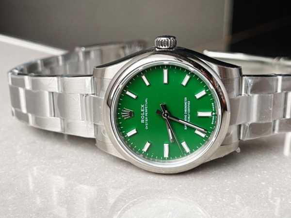 EWF Factory 1:1 Rolex Oyster Perpetual 31mm 277200 Best Edition GREEN Dial - Image 4