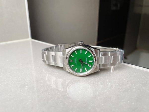 EWF Factory 1:1 Rolex Oyster Perpetual 31mm 277200 Best Edition GREEN Dial - Image 5