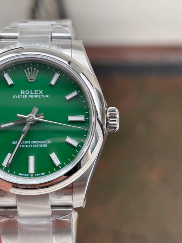 EWF Factory 1:1 Rolex Oyster Perpetual 31mm 277200 Best Edition GREEN Dial - Image 3