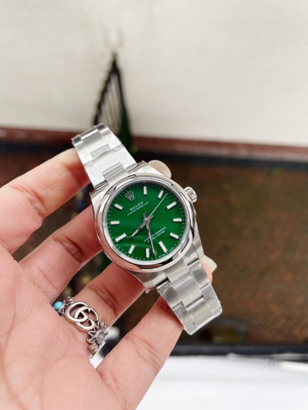 EWF Factory 1:1 Rolex Oyster Perpetual 31mm 277200 Best Edition GREEN Dial - Image 2