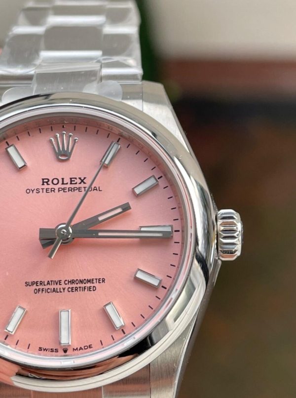EWF Factory 1:1 Rolex Oyster Perpetual 31mm 277200 Best Edition PINK Dial - Image 4