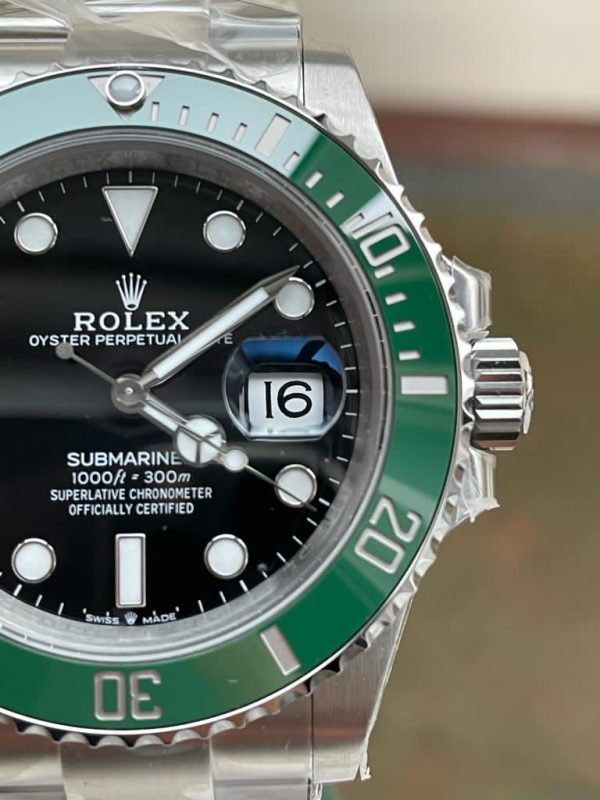 VSF FACTORY 1:1 Rolex SUBMARINER 41MM 126610 LV BEST EDITION STARBUCKS 904L STEEL VSF 1:1 VS3235 - Image 5