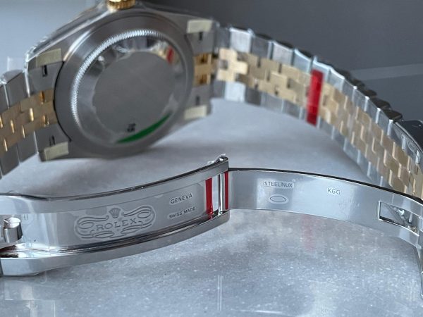 VSF Factory 1:1 Rolex Datejust 41mm 126333 904L YG/SS Fluted Bezel Gold Dial on VS3235 - Image 14