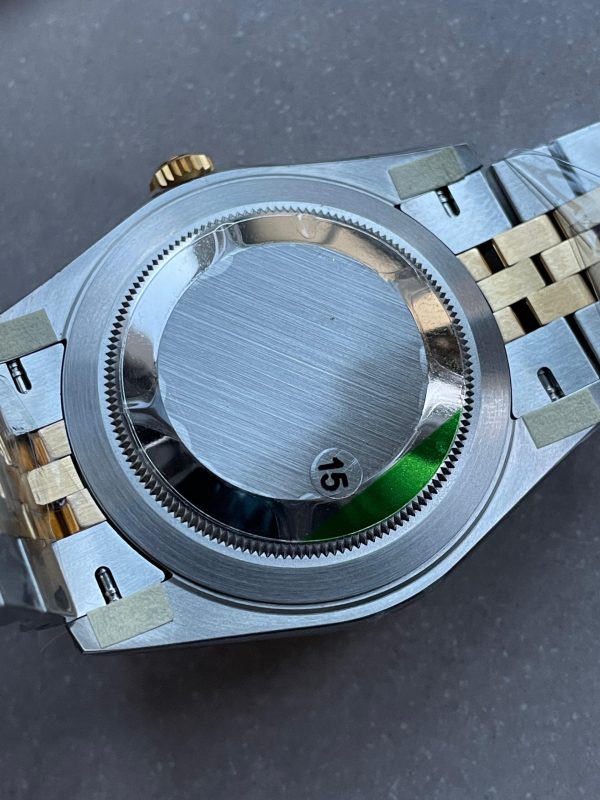 VSF Factory 1:1 Rolex Datejust 41mm 126333 904L YG/SS Fluted Bezel Gold Dial on VS3235 - Image 13