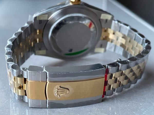 VSF Factory 1:1 Rolex Datejust 41mm 126333 904L YG/SS Fluted Bezel Gold Dial on VS3235 - Image 12