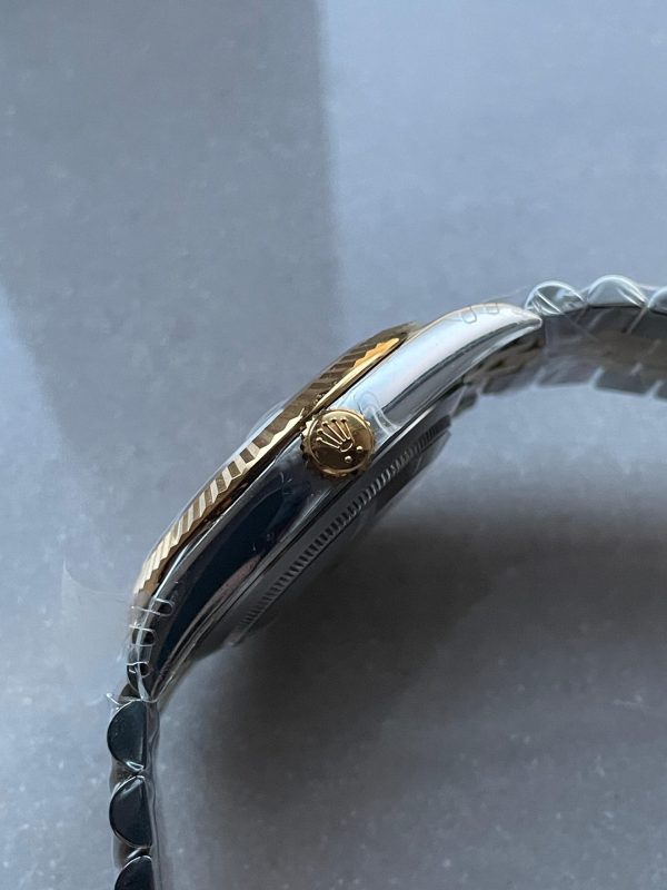 VSF Factory 1:1 Rolex Datejust 41mm 126333 904L YG/SS Fluted Bezel Gold Dial on VS3235 - Image 11