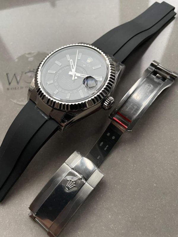 Noob FACTORY 1:1 Rolex Sky-Dweller 326934 904L SS Noob 1:1 Best Edition Black Dial Asian 23J to 9001 - Image 10