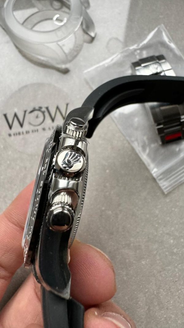 Clean Factory 1:1 Rolex Daytona 116519 904L SS Black Dial A4130 - Image 7