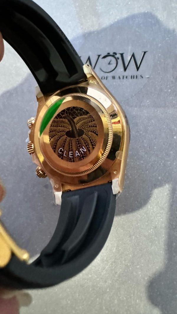 Clean Factory 1:1 Rolex Daytona 116518 Best Edition YG/Black Dial SA4130 - Image 8