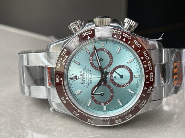QF Factory 1:1 Rolex Daytona 126506 Best Edition 904L Steel Ice Blue Dial SA4131 - Image 4