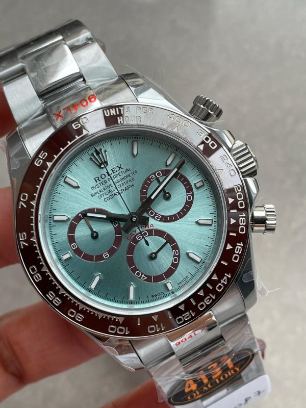 QF Factory 1:1 Rolex Daytona 126506 Best Edition 904L Steel Ice Blue Dial SA4131 - Image 2