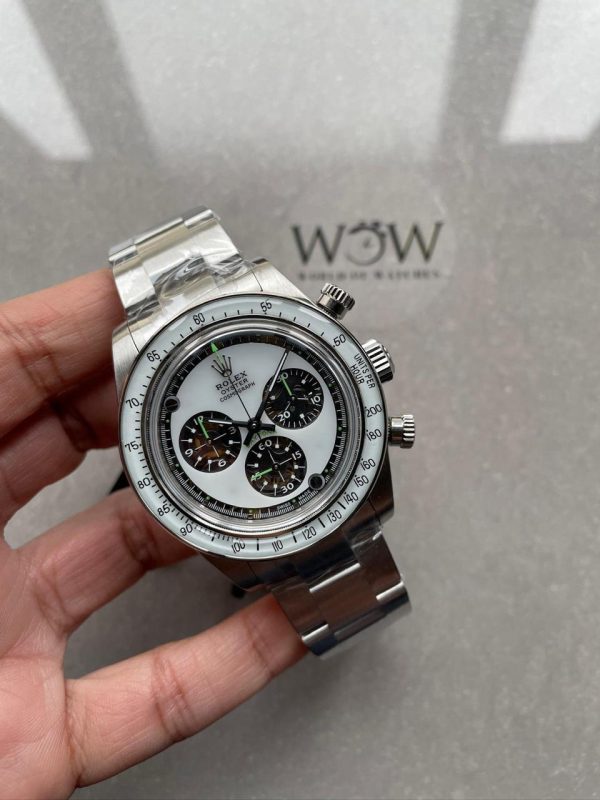 ADGF Factory 1:1 Rolex Daytona SS  Best Edition White Skeleton Dial SA4130 - Image 3